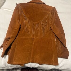 Tan Fringe Jacket